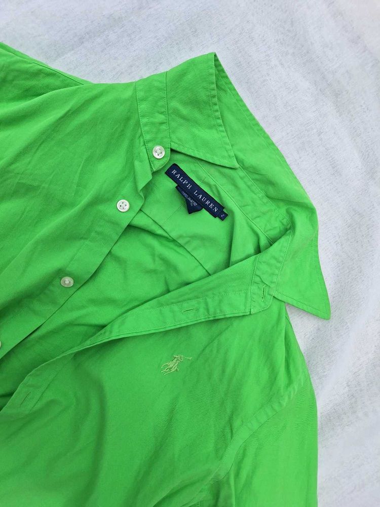 Ralph Lauren Bright Green Button-Up Shirt