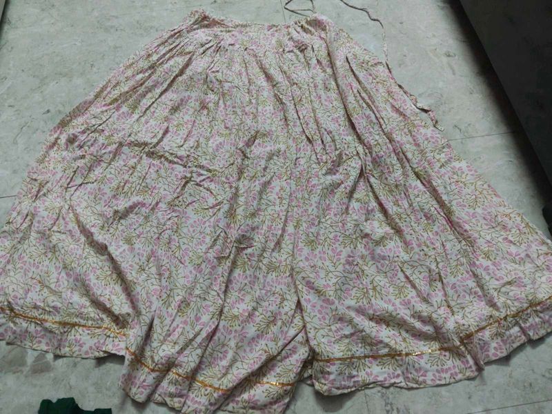 Flowy Printed Skirt