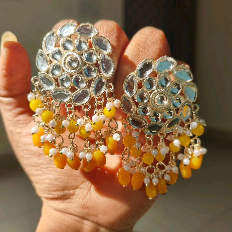 Chandelier Yellow Earring 💛