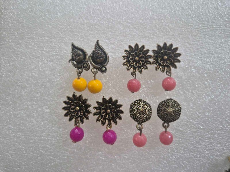 Boho Ethnic Dangle Earrings Set