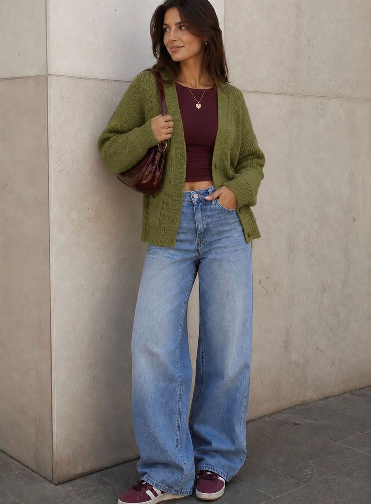 Marks And Spencer Olive Cardigan