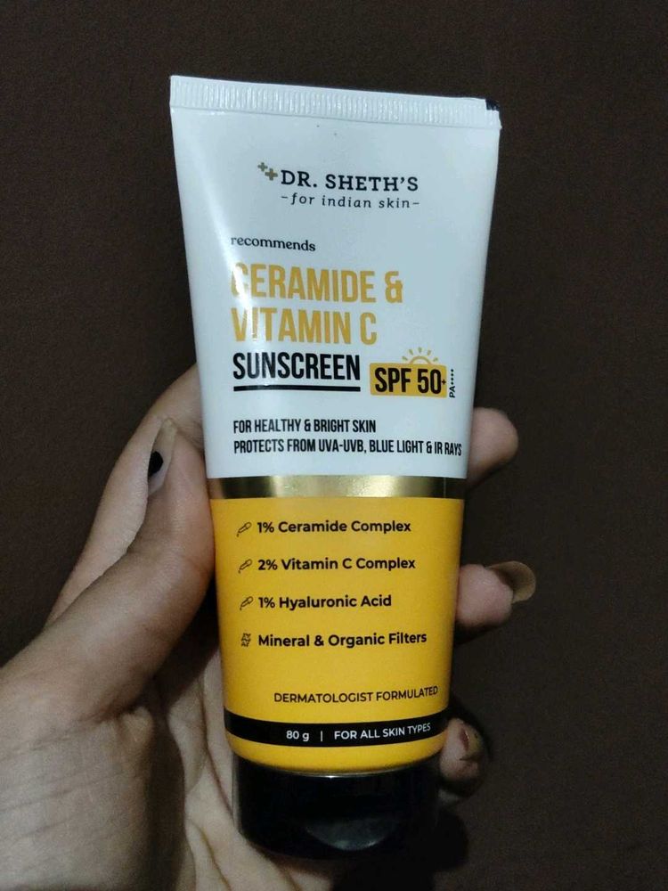 Dr. Sheth's (80 gms) Ceramide &amp; Vit C Sunscreen