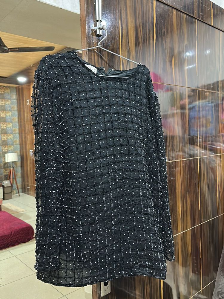 Sparkly Black Top