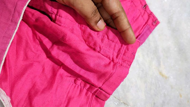 Vibrant Pink Embroidered Blouse