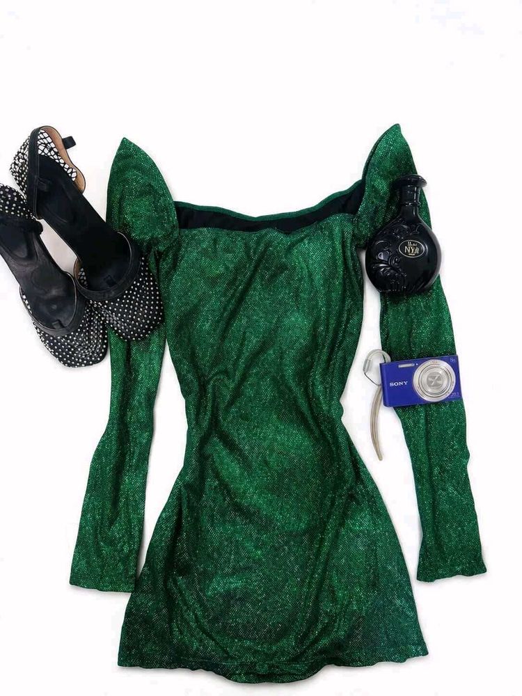 Emerald vice dress
