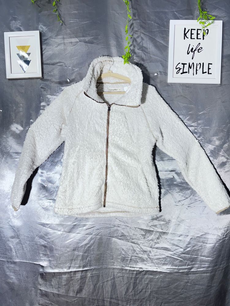 CAT Cozy Cream Fleece Jacket