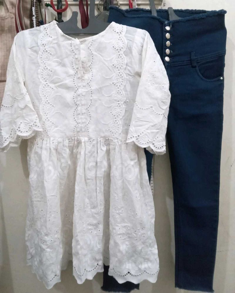 Beautiful Lucknowi Frock(Top