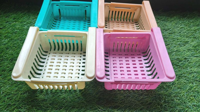 SET OF 4 MULTI- PURPOSE STORAGE BASKETS
