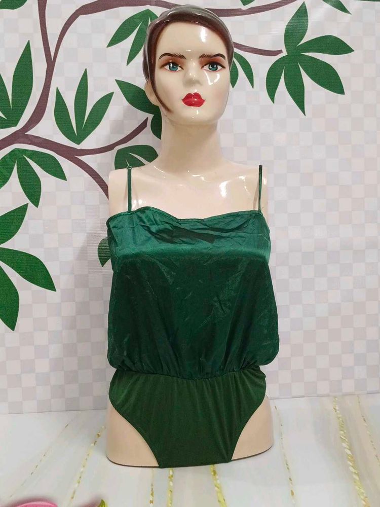 (488)Emerald Green Bodysuit