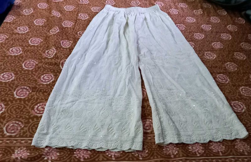 white plazo