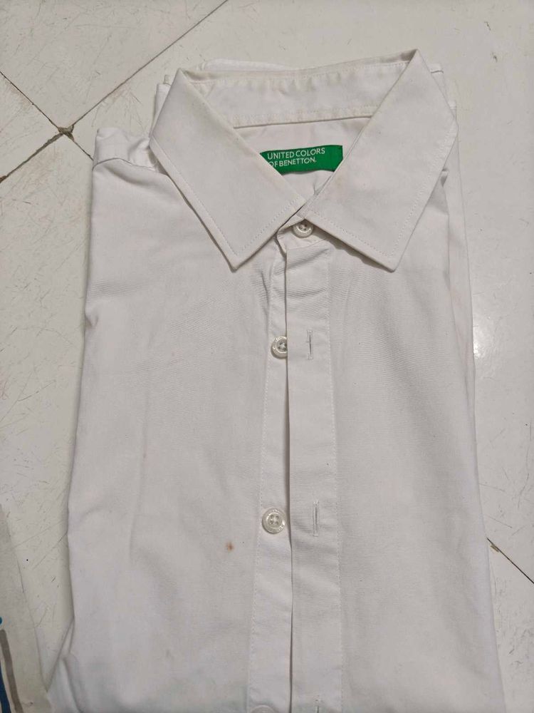 United Colors of Benetton White Shirt