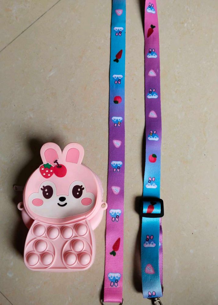 Cute Bunny Fidget Pop Bag