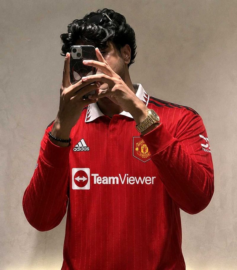 Authentic Adidas Manchester Utd Long Sleeve
