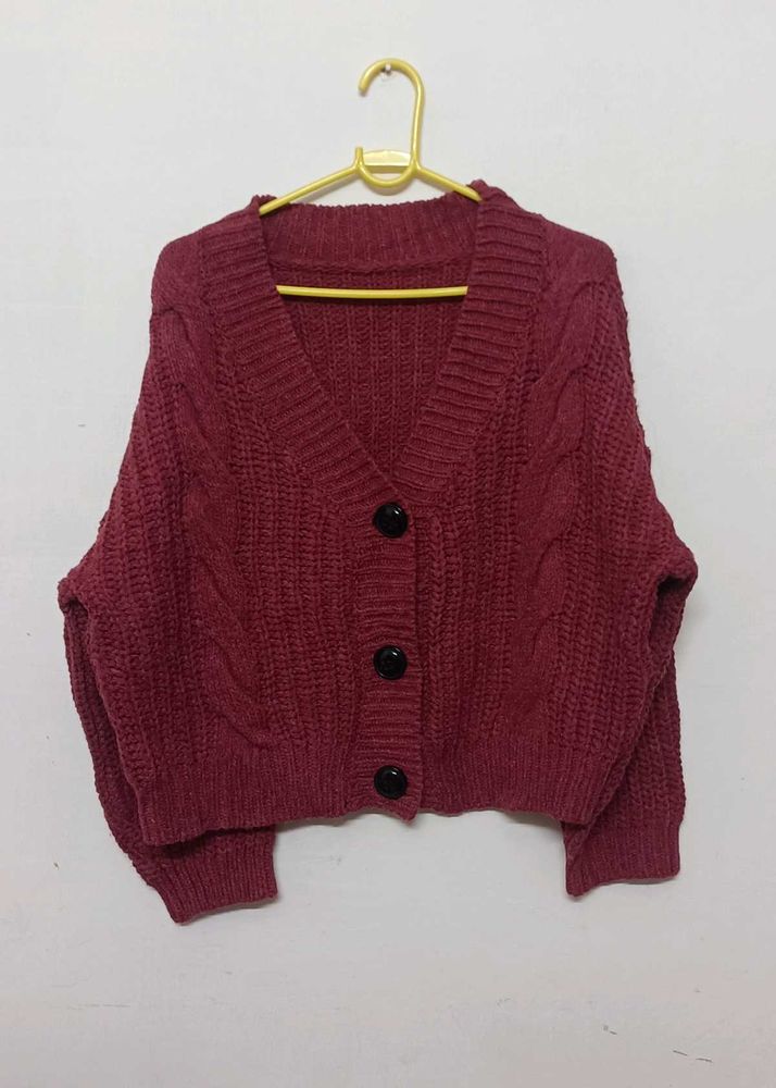 Cherry Red 🍒 Cardigan
