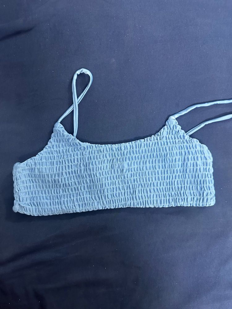 Smocked Bikini Top