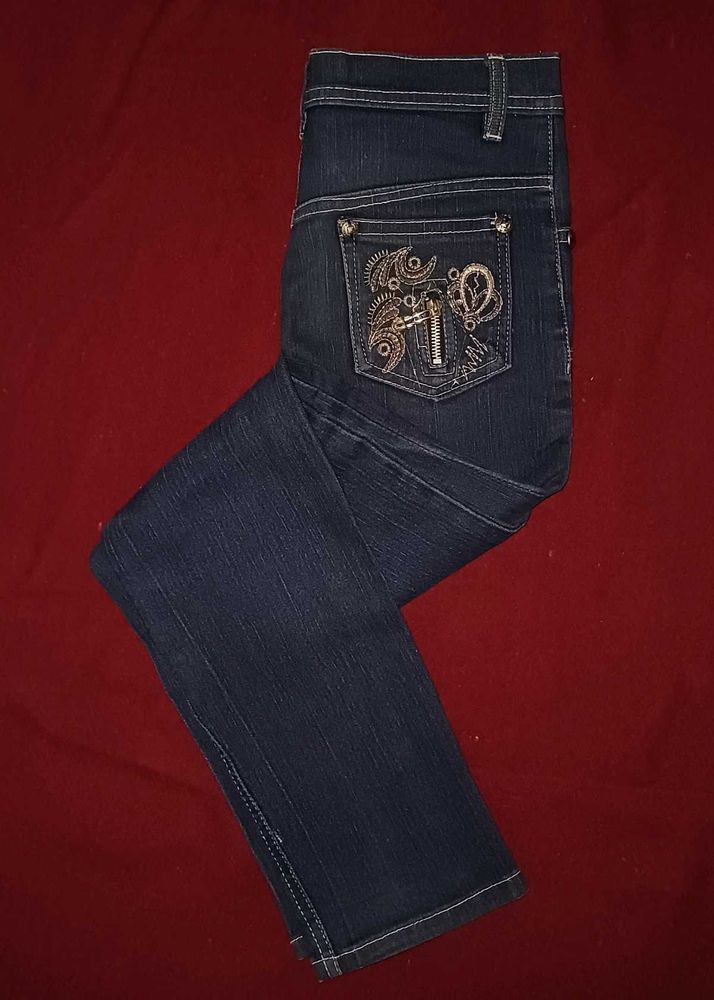 Embellished Pocket Jeans
