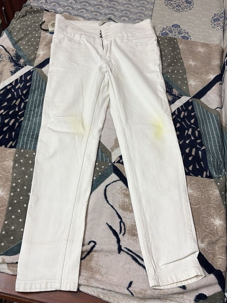 White Denim Jeans