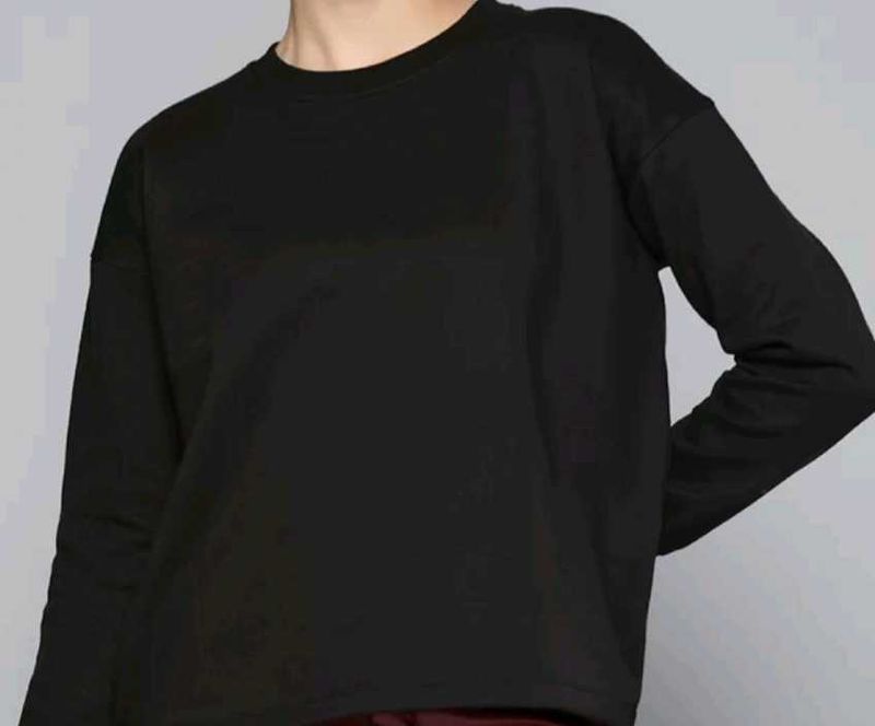 Women Black Sweatshirt