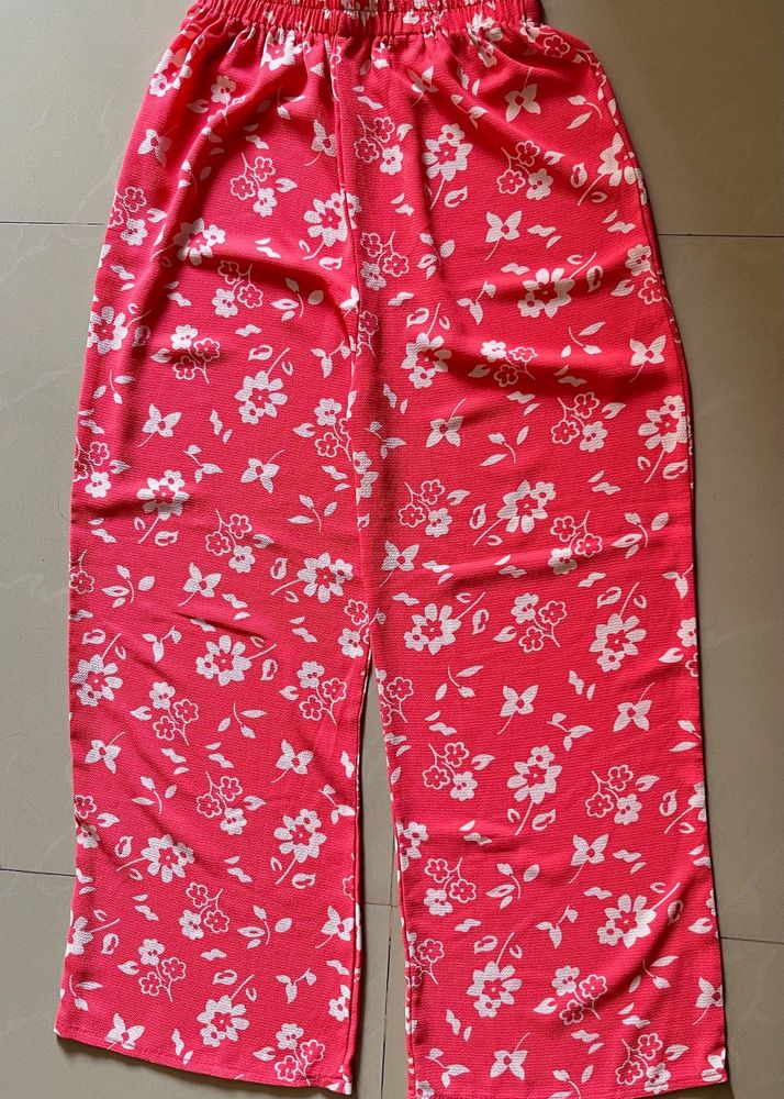 Floral Print Palazzos