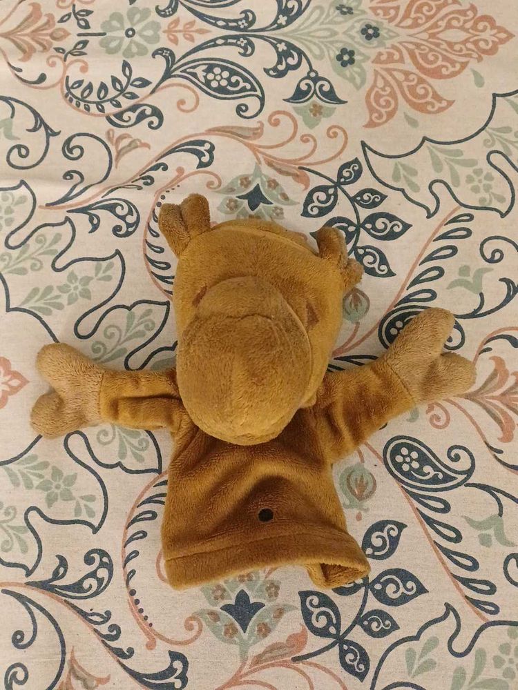 Cute Moose Hand Puppet