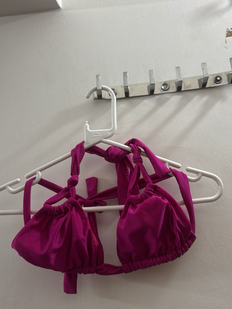 Vibrant Pink Bikini Top