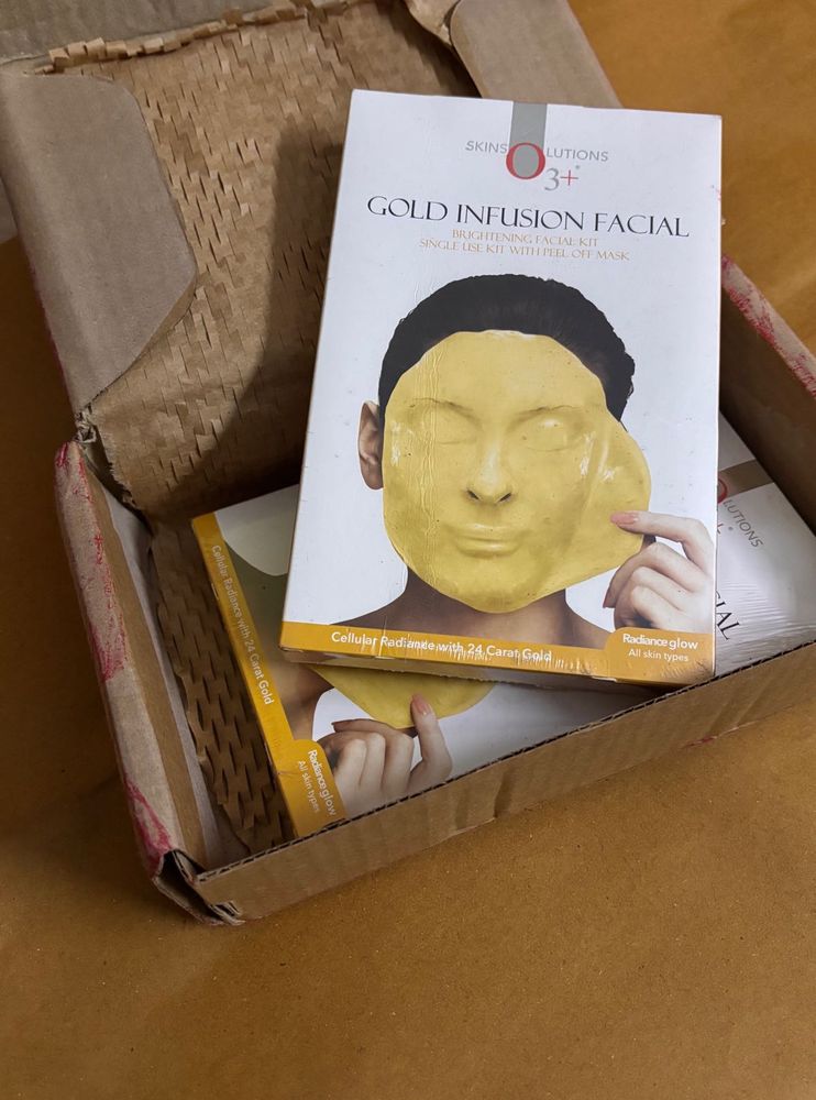 Skin Solutions Gold Infusion Facial Kit