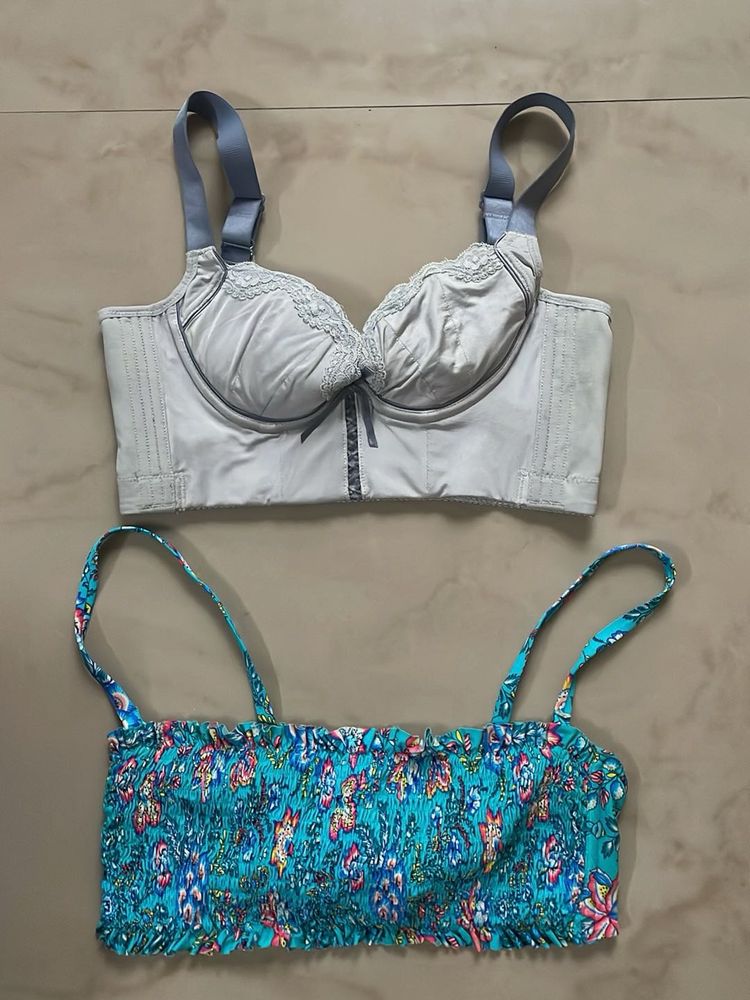 Two Bras: Classic &amp; Floral Print