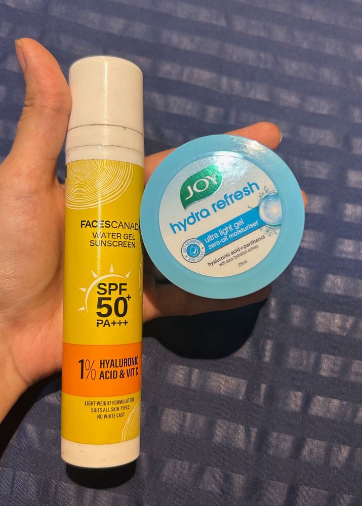 Sunscreen &amp; Moisturizer