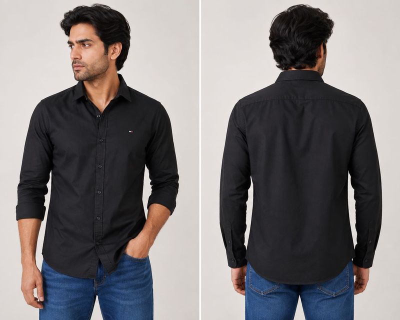 Classic Black Men's Shirt