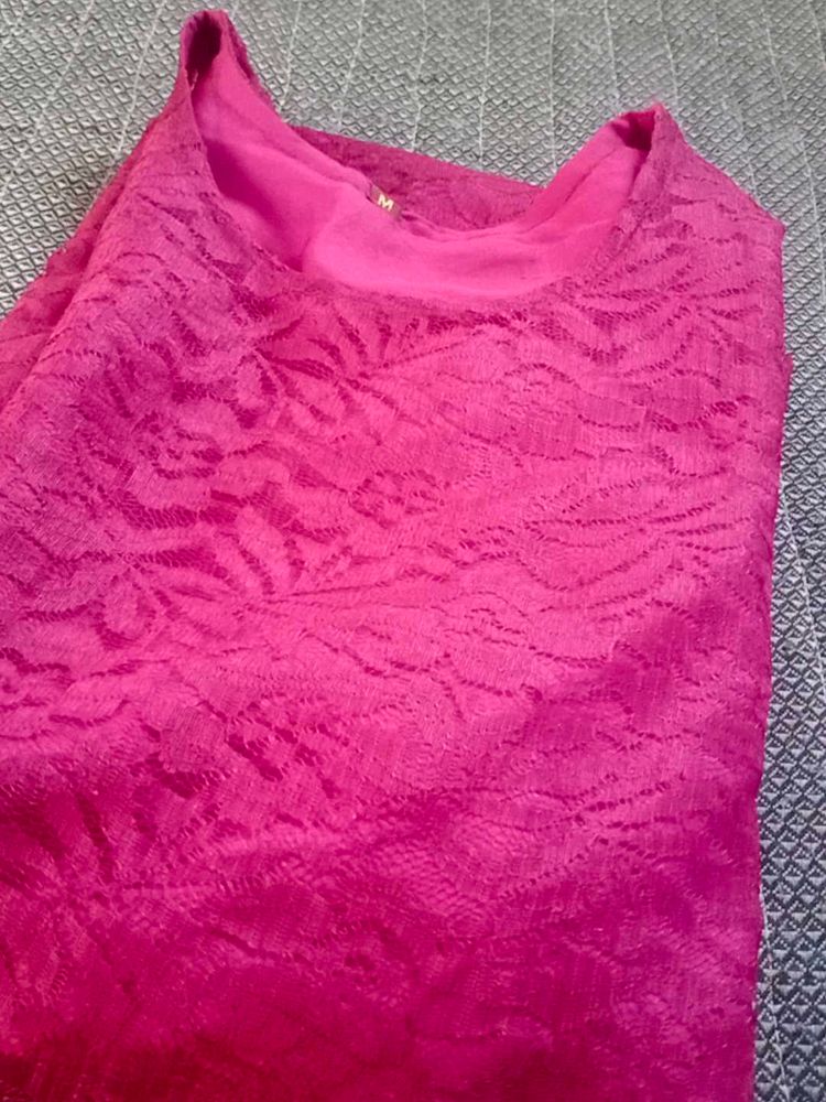 Purple brasso kurti