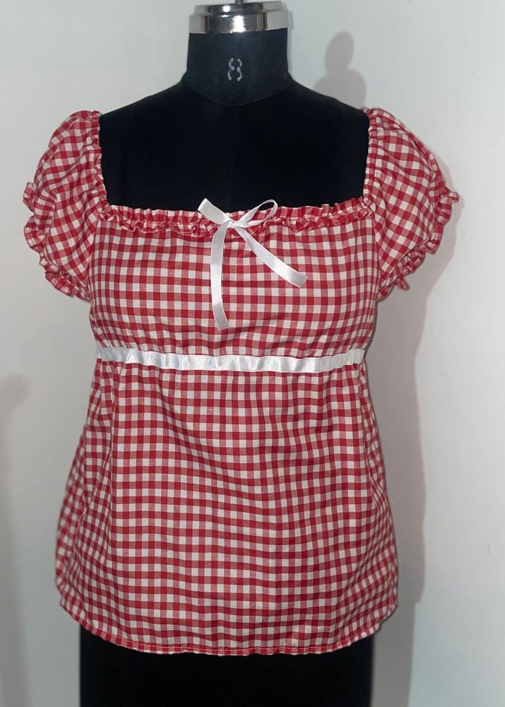 sale🌷Pinterest inspired Red Gingham top 🌸✨