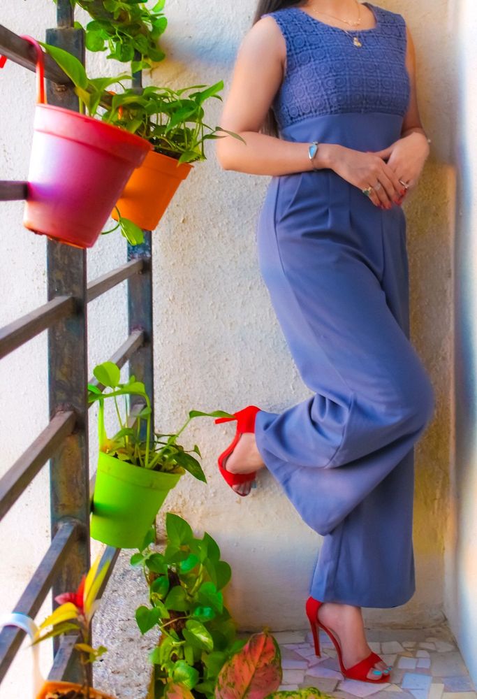 Two Side Pockets Jumpsuit