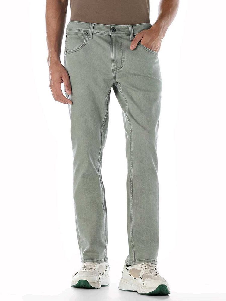 Men's Light Wash Slim Fit Jeans