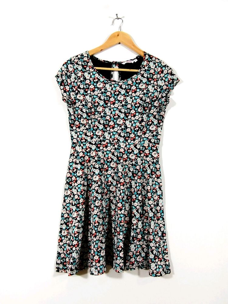 Honey Multicolour Floral Printed Dress (Women)