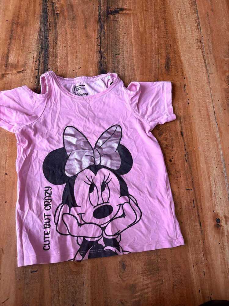 Disney kids Cute Minnie Mouse Tee
