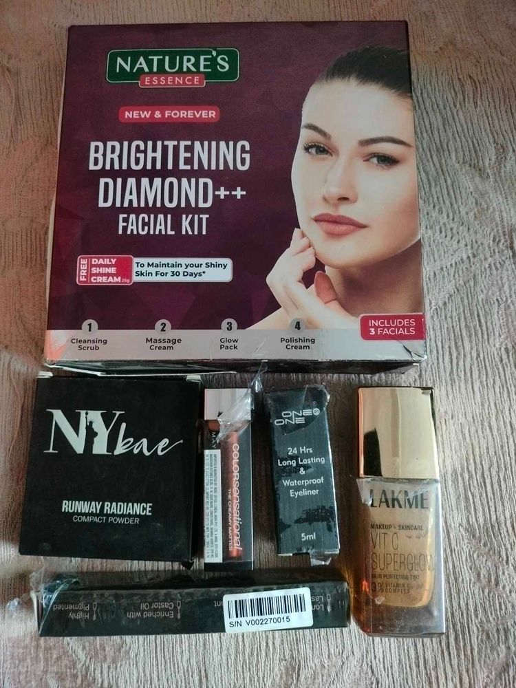 Nature's Essence Facial Kit &amp; Makeup
