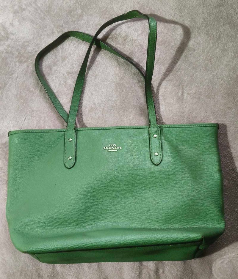 Coach Green Tote Bag