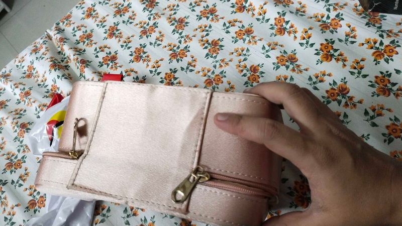 Chic Rose Gold Cosmetic Pouch