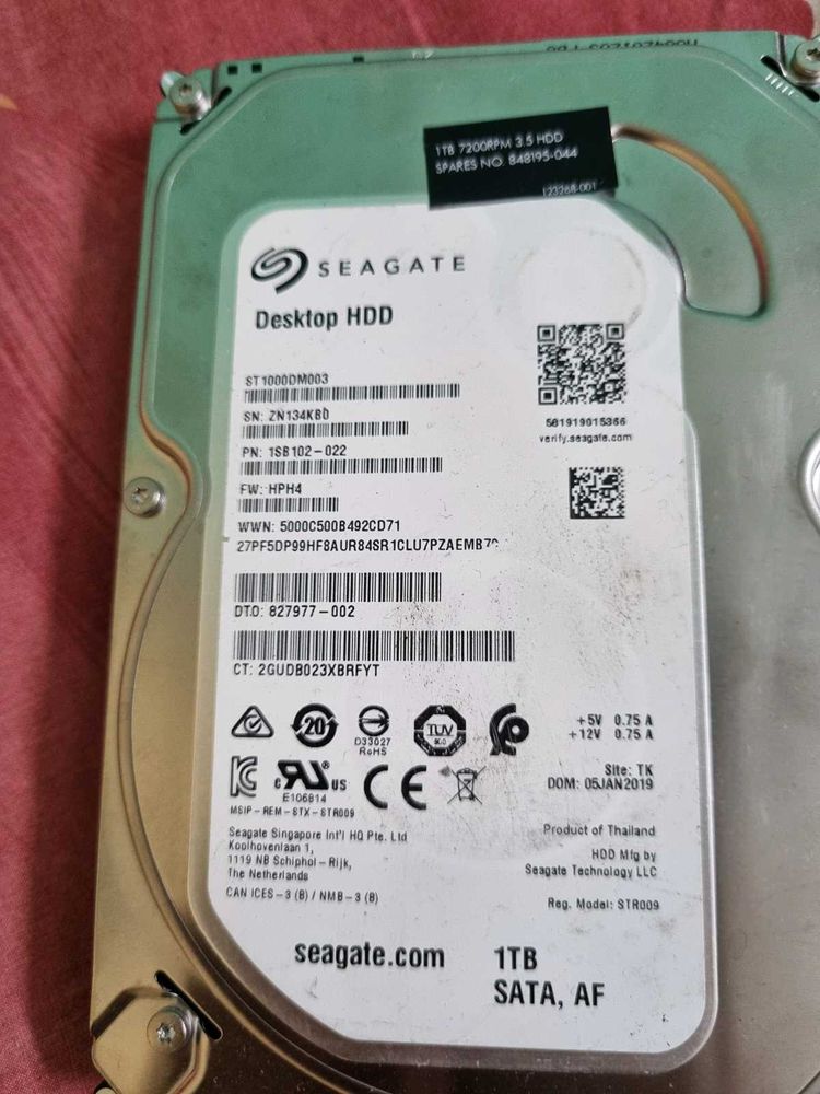 Seagate 1TB Desktop HDD