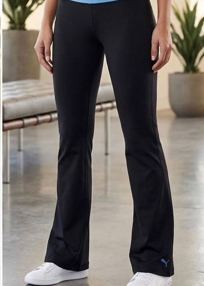 Puma Black Flared Yoga Pants