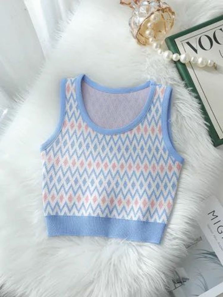 Stylish Knit Tank Top