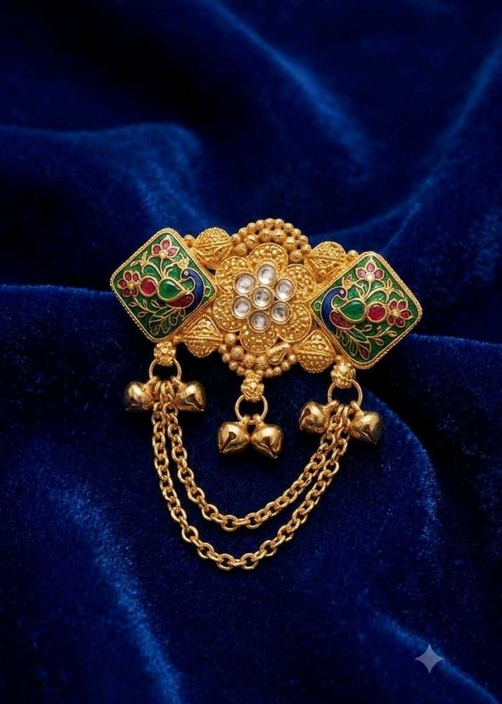Designer Kundan &amp; Enamel ring