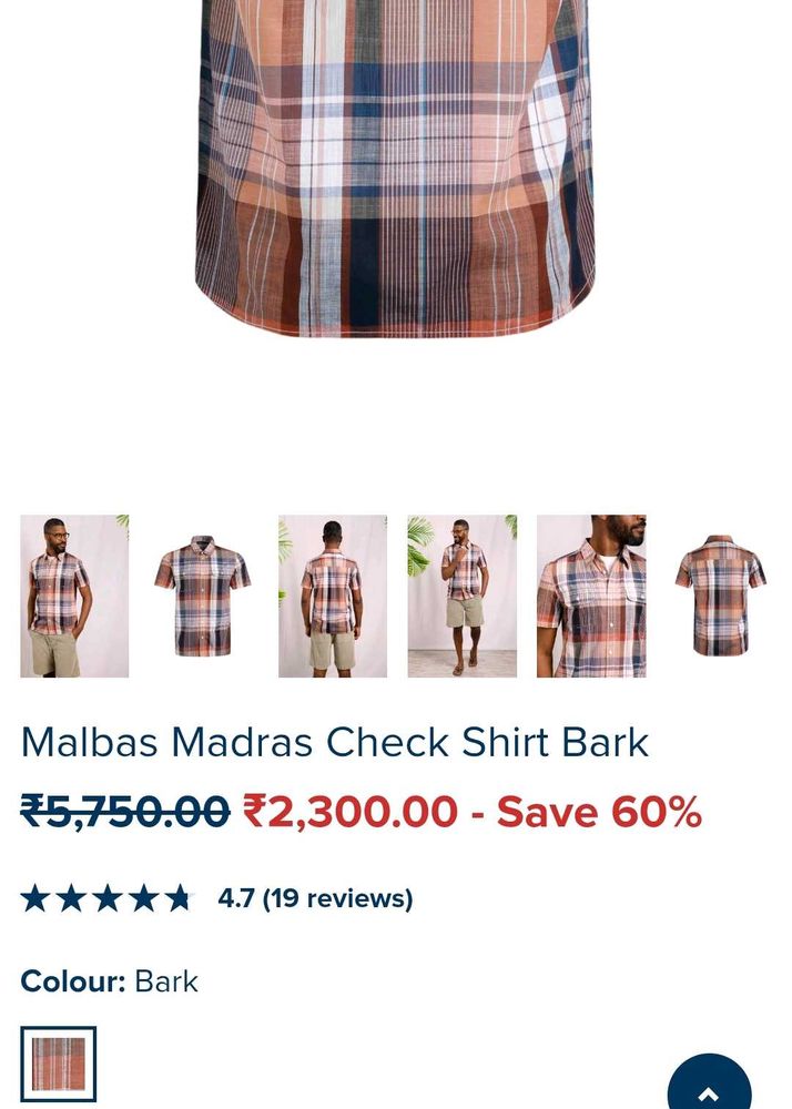 Best summer cotton Weird Fish Plaid Casual Shirt
