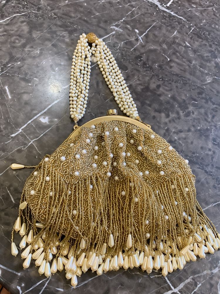 Embellished Pearl Bag
