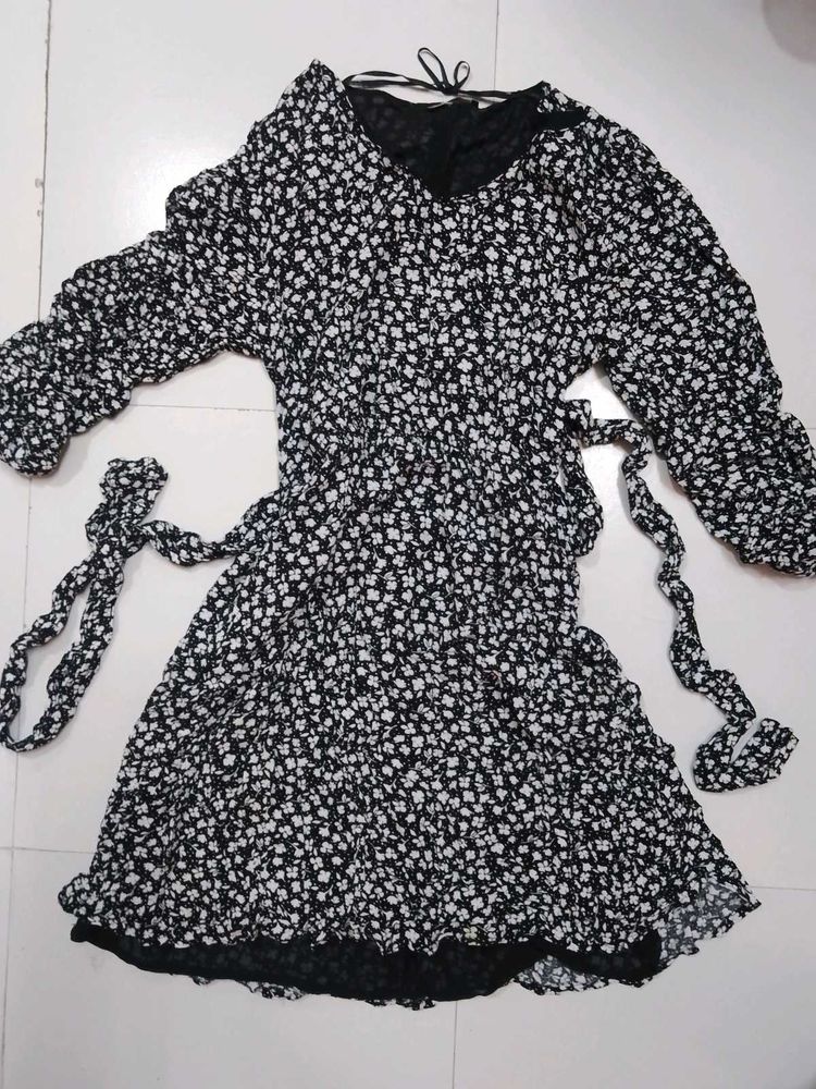 Floral Print Mini Dress