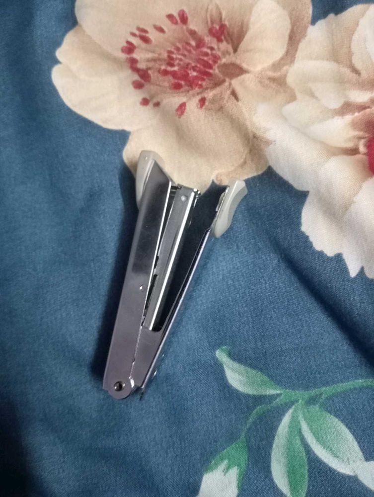 Silver Stapler and clips
