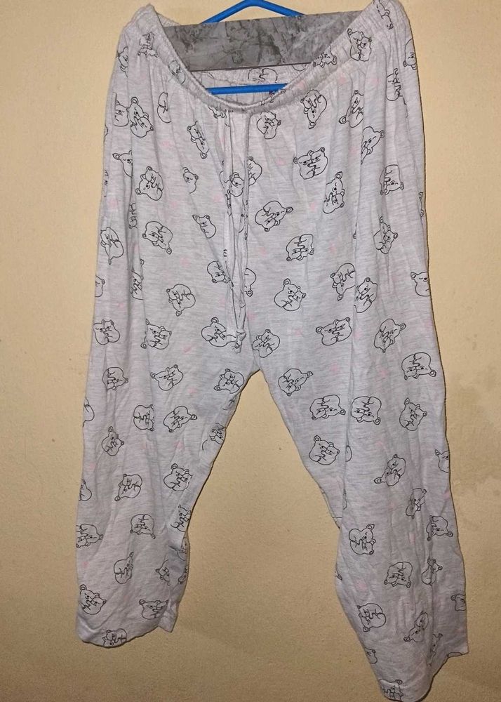 Cute Bear Print Pajama Pants