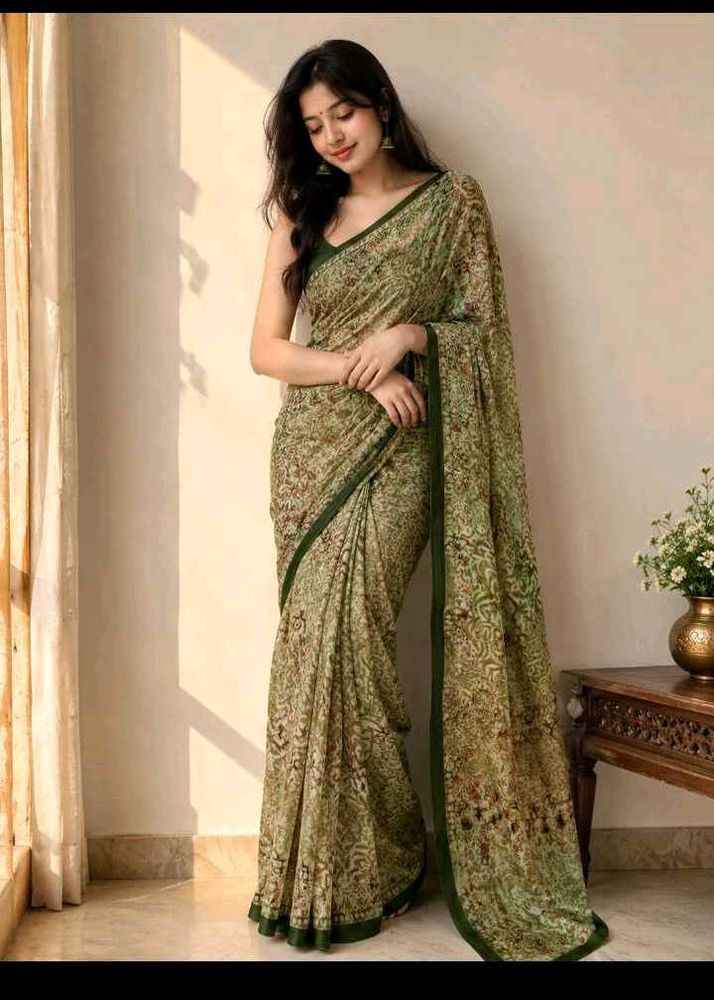 Elegant Printed Saree