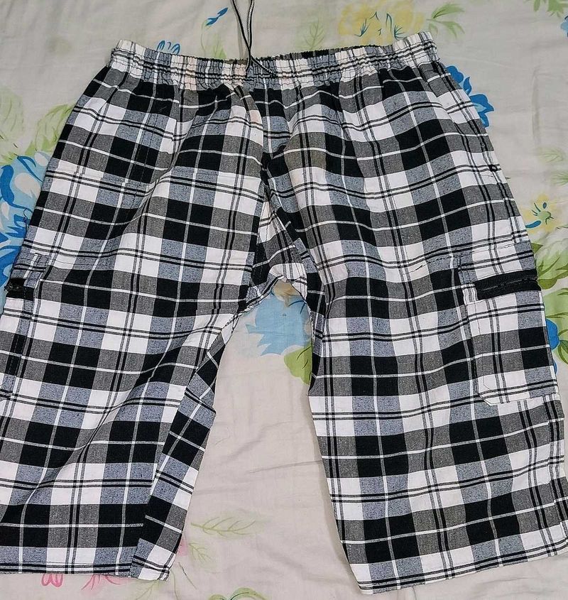 Set Of 2 Cotton Bermuda Shorts