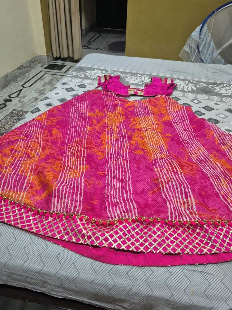 Pink Lehenga Choli Set